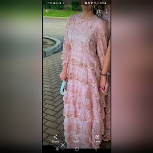 Pink gown size 0/2